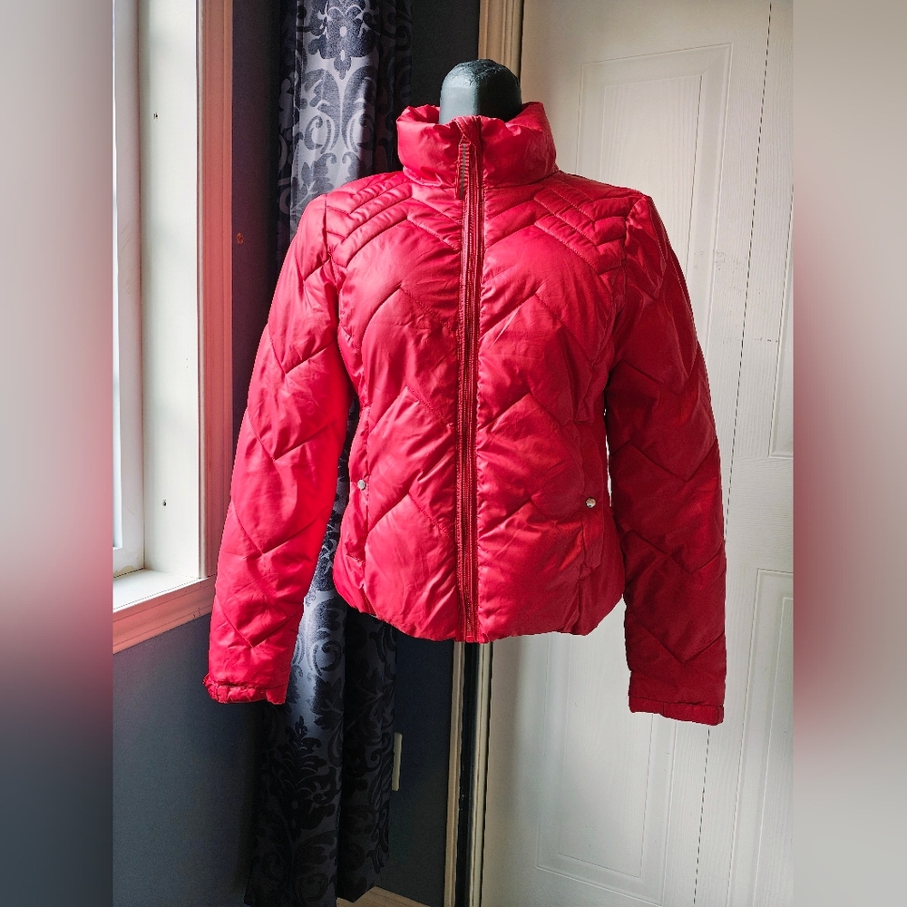 Vero Moda Lightweight Red Puffer Jacket